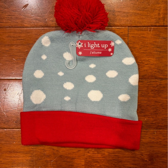 Light Up Soft knit  Holiday Toque - Picture 3 of 5